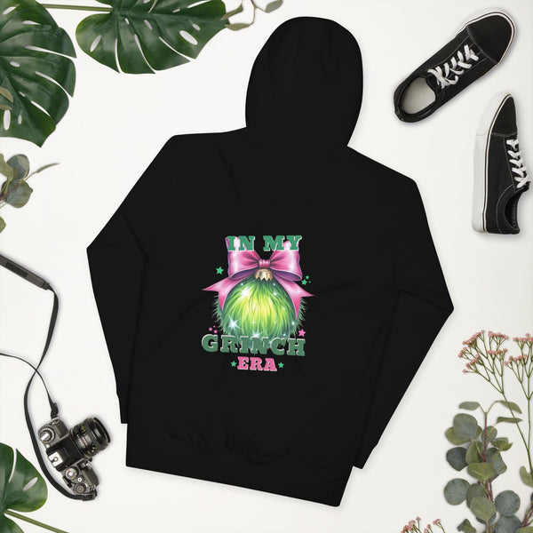 In My Grinch Era Christmas Hoodie - Retro Merry Grinchmas Sweatshirt - Gift for Girlfriend - Funny Christmas - Sassy Christmas Lovers