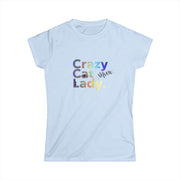 Crazy Cat Lady - Women's Softstyle Tee
