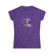 Crazy Cat Lady - Women's Softstyle Tee