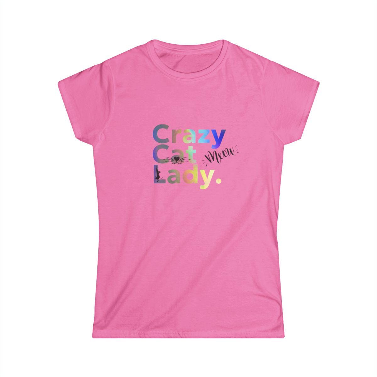 Crazy Cat Lady - Women's Softstyle Tee