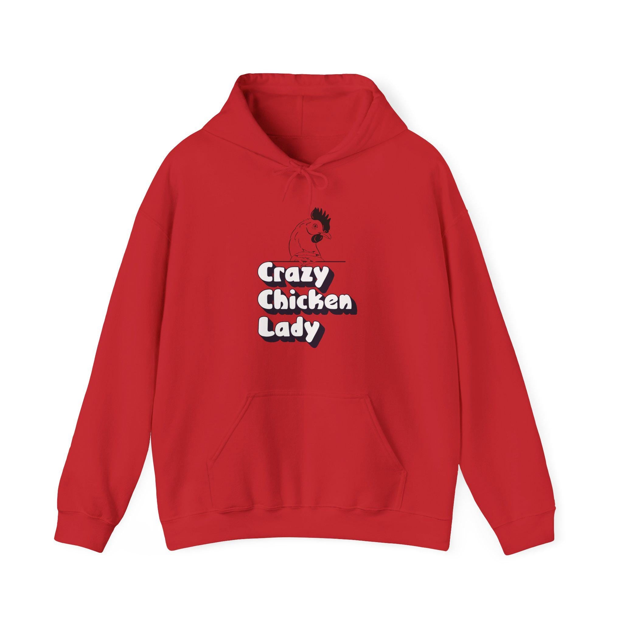Crazy Chicken Lady - Unisex Heavy Blend™ Hooded Sweatshirt
