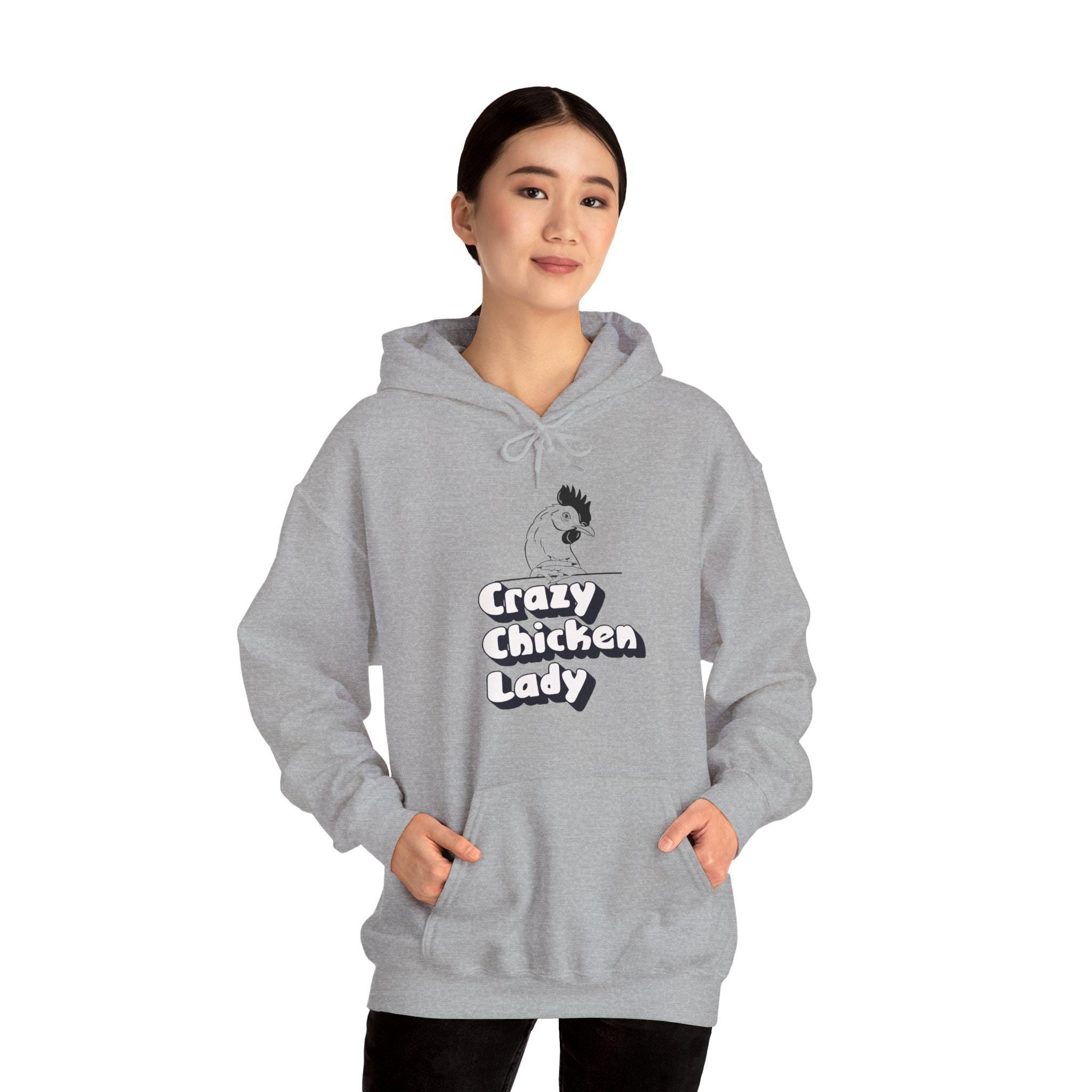 Crazy Chicken Lady - Unisex Heavy Blend™ Hooded Sweatshirt