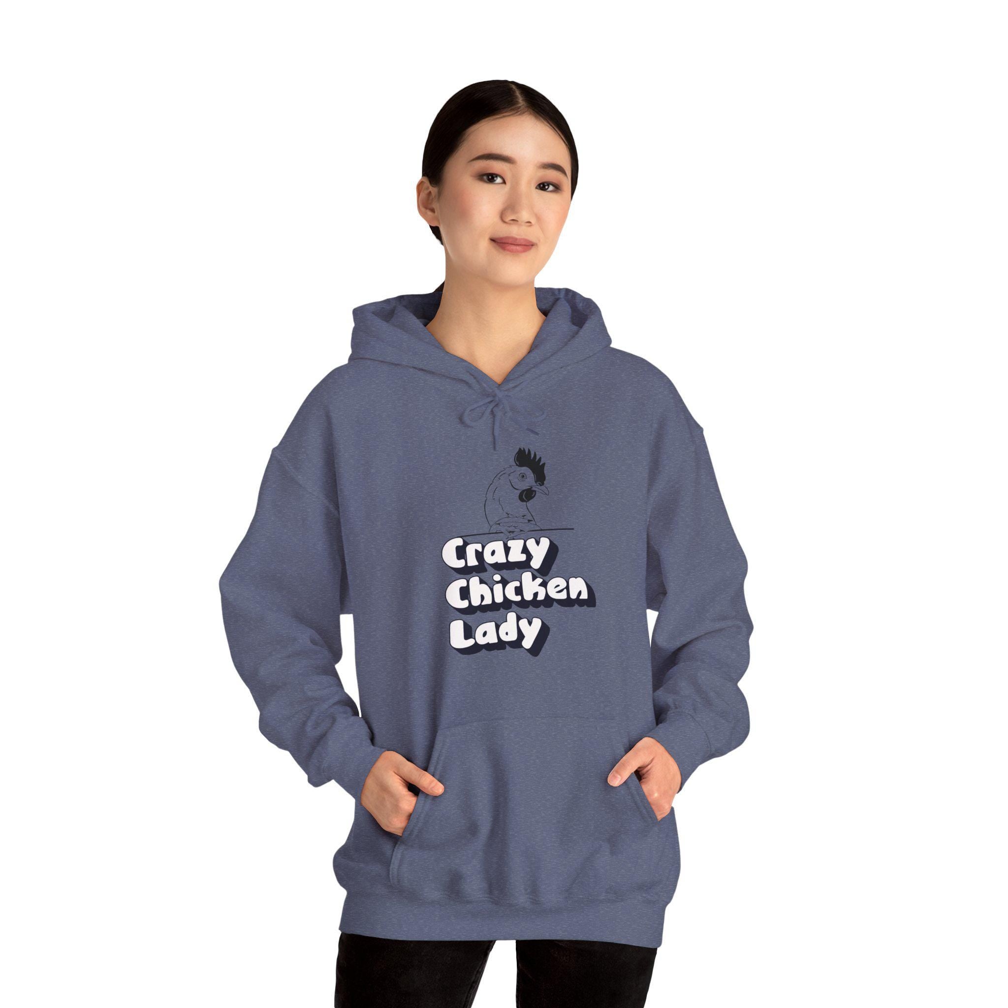 Crazy Chicken Lady - Unisex Heavy Blend™ Hooded Sweatshirt