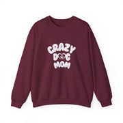 Crazy Dog Mom Crewneck Sweatshirt | Perfect Gift for Dog Lovers | Cozy and Fun Sweatshirt for Pet Owners | Birthday Gift, Dog Mom Apparel,