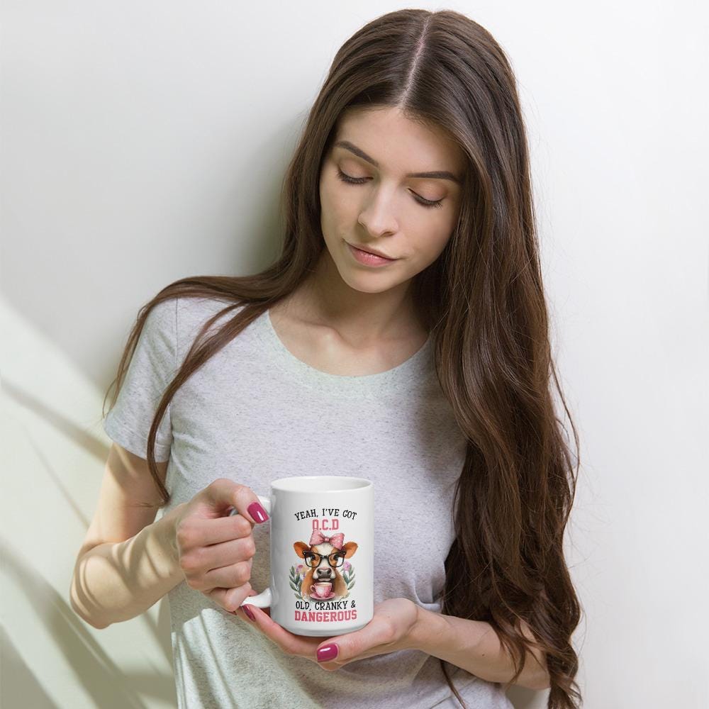 Cranky and Dangerous Mug - Humorous Gift for Coffee Addicts - Perfect for Home & Living