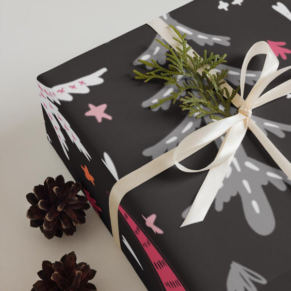 Festive Holiday Gift Wrapping Paper Set - Recyclable Gift Wrap