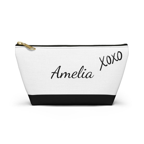 Personalized Makeup Bag – Bridesmaid Gift, Travel Toiletry Bag