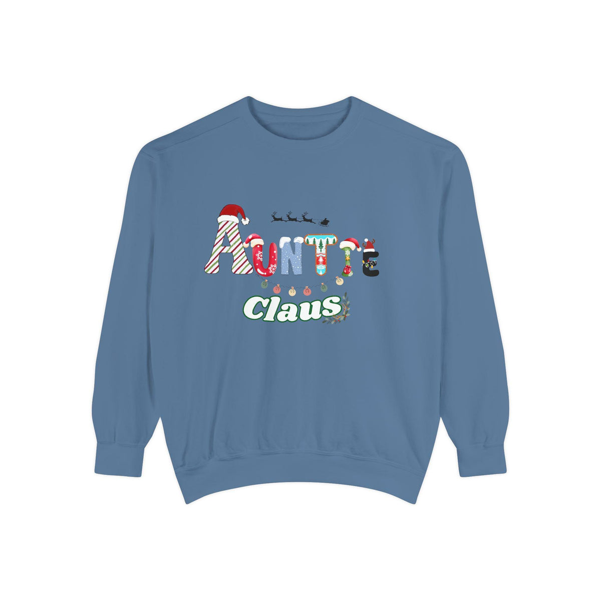 Auntie Claus Sweatshirt, Cozy Christmas Gift