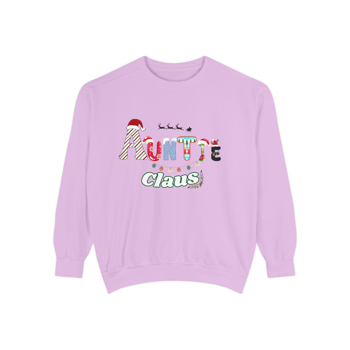 Auntie Claus Sweatshirt, Cozy Christmas Gift
