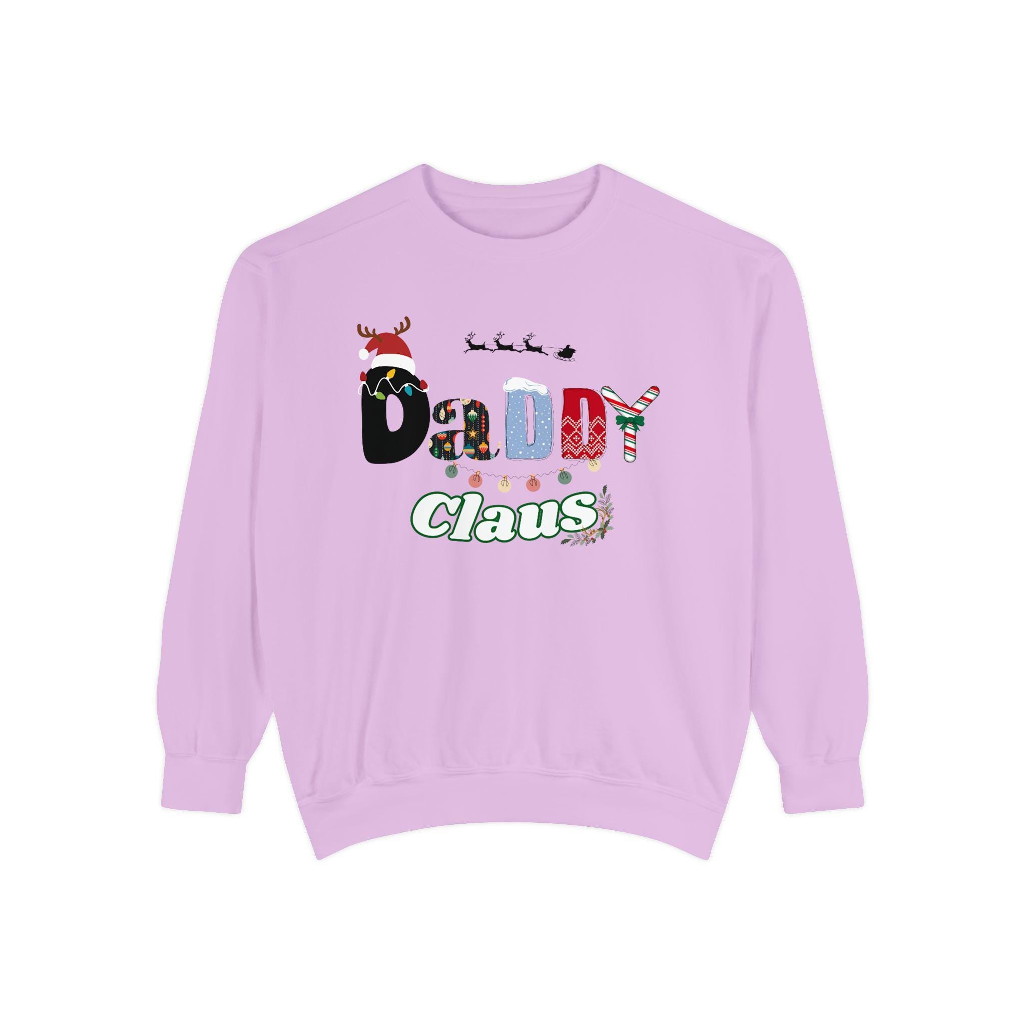 Daddy Claus Sweatshirt, Fun Holiday Apparel, Christmas Gift, Cozy Winter Wear, Family Celebration, Unisex Pullover Jumper