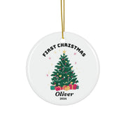 My First Christmas Ceramic Ornament 2024