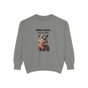 Laughing So Hard I Peed a Little - Funny Saying - Ideal for Gifting - Humor Hippo Moo Deng Sweater Print