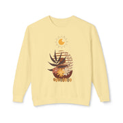 Botanical Crewneck Sweatshirt, Cozy Plant Lover Gift,  Earthy Aesthetic, Nature-Inspired Apparel