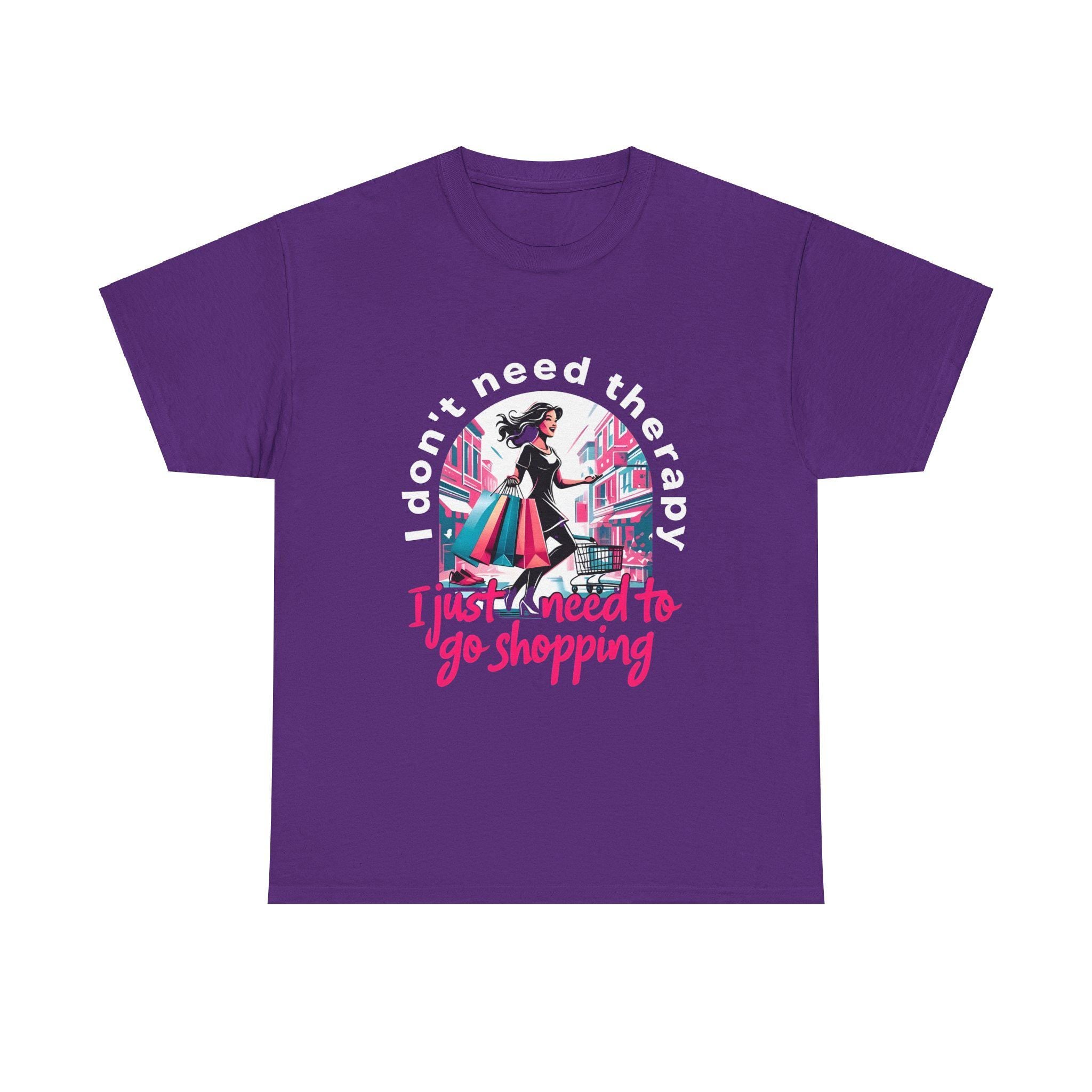 Shopping Enthusiast Tee,  Mental Health Shirt, Quirky Shopping Shirt, Perfect for Birthdays, Retail Therapy