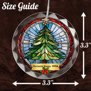 Stained Glass - Christmas Ornament 2024