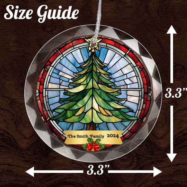 Stained Glass - Christmas Ornament 2024