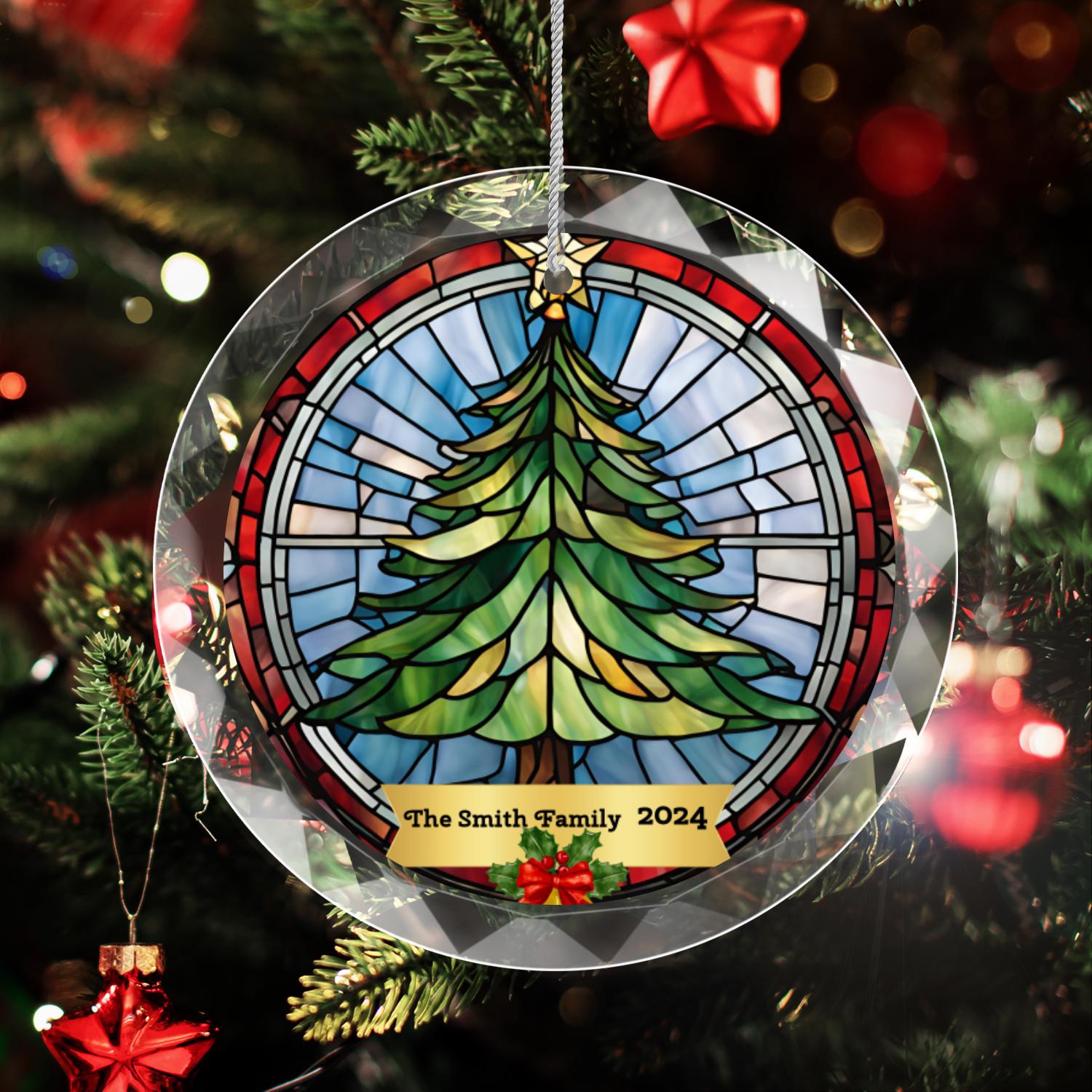 Stained Glass - Christmas Ornament 2024