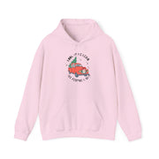Festive Skeleton Holiday Hoodie, Cozy Christmas Sweatshirt, Unisex Sweatshirt, Cute Winter Apparel, Gift for Him/Her, Hoodie