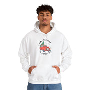 Festive Skeleton Holiday Hoodie, Cozy Christmas Sweatshirt, Unisex Sweatshirt, Cute Winter Apparel, Gift for Him/Her, Hoodie
