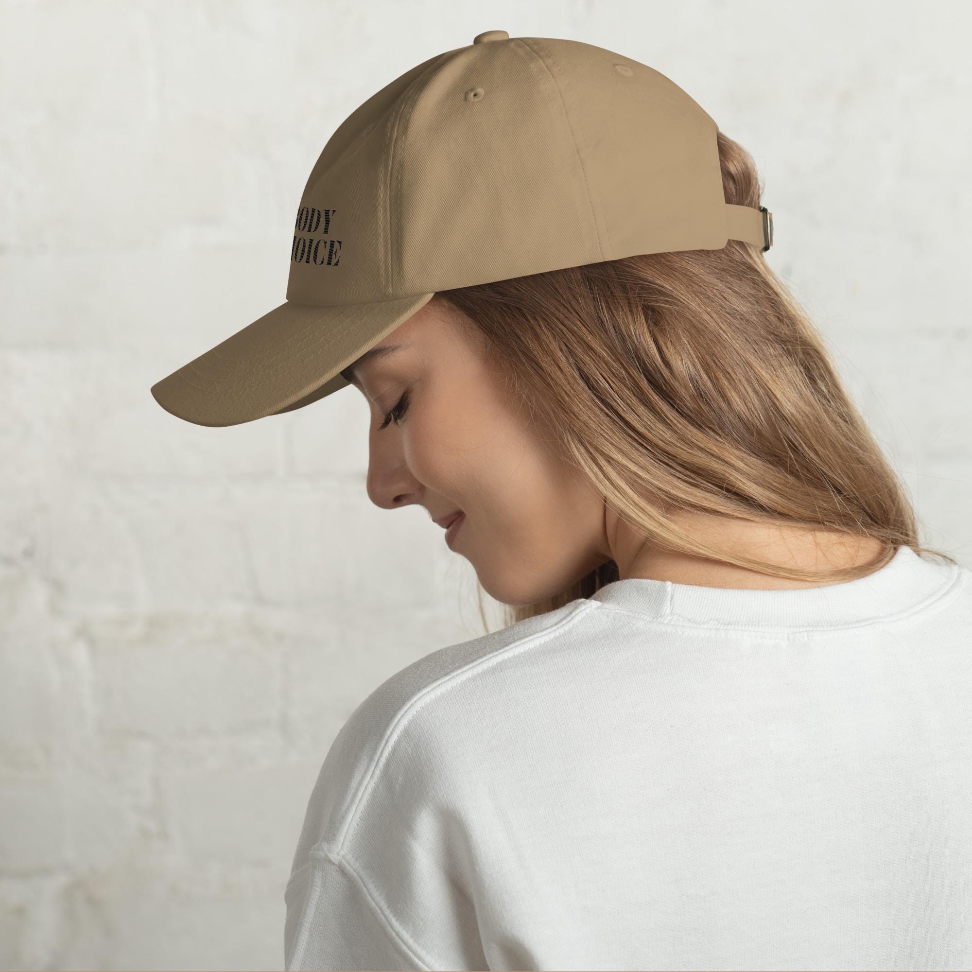 Women&#39;s Rights Embroidered Hat - My Body My Choice Empowered Hat