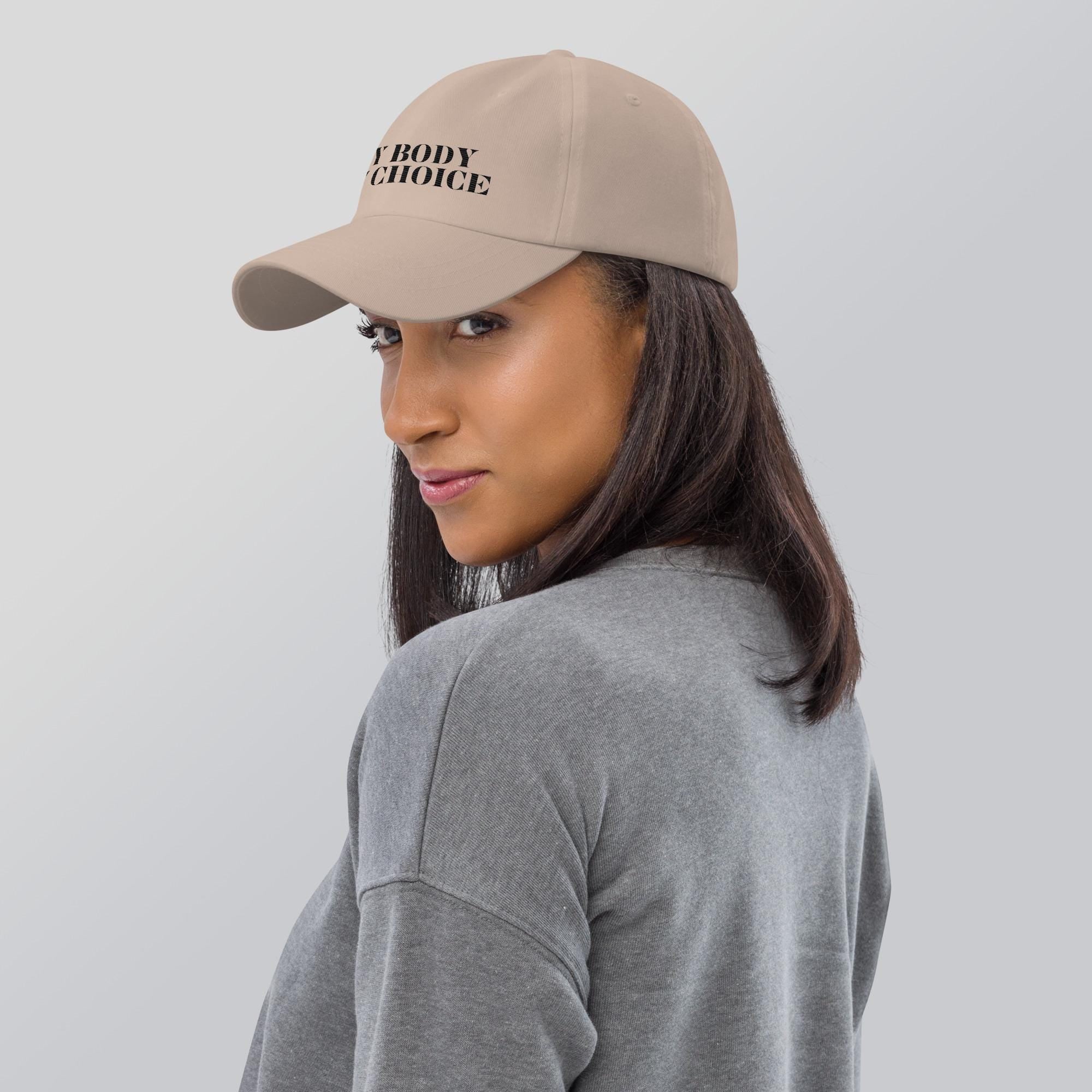Women&#39;s Rights Embroidered Hat - My Body My Choice Empowered Hat