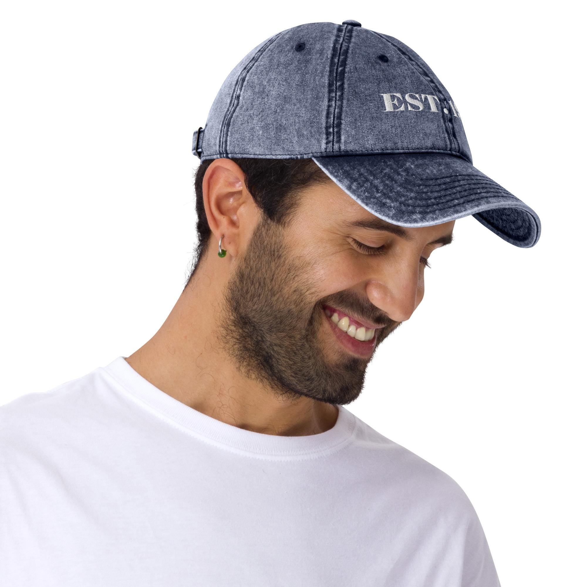 80s Inspired Est. 1984 Embroidered Cap - Adjustable Unisex Hat
