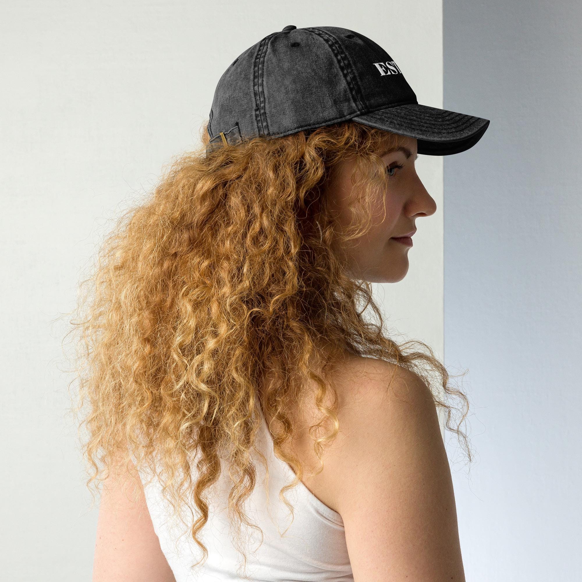 80s Inspired Est. 1984 Embroidered Cap - Adjustable Unisex Hat