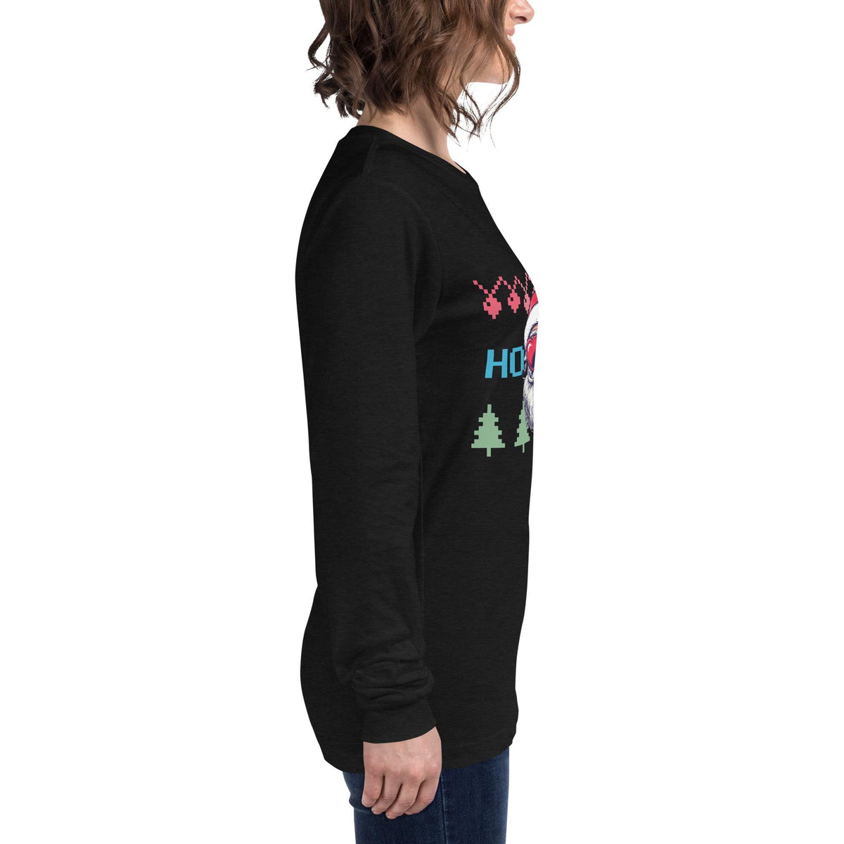 Retro Santa Shirt, Christmas Shirt, Trendy Christmas Shirt -  Unisex Long Sleeve Tee, Classic Christmas Shirt, Long Sleeve Santa Shirt,