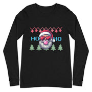 Retro Santa Shirt, Christmas Shirt, Trendy Christmas Shirt -  Unisex Long Sleeve Tee, Classic Christmas Shirt, Long Sleeve Santa Shirt,