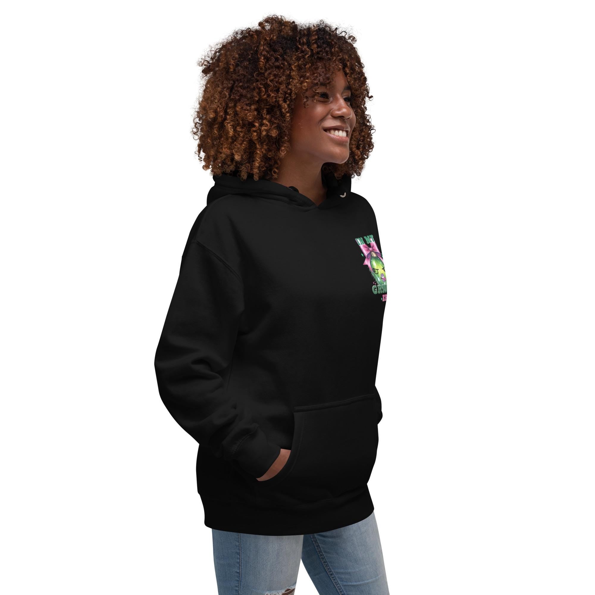 In My Grinch Era Christmas Hoodie - Retro Merry Grinchmas Sweatshirt - Gift for Girlfriend - Funny Christmas - Sassy Christmas Lovers