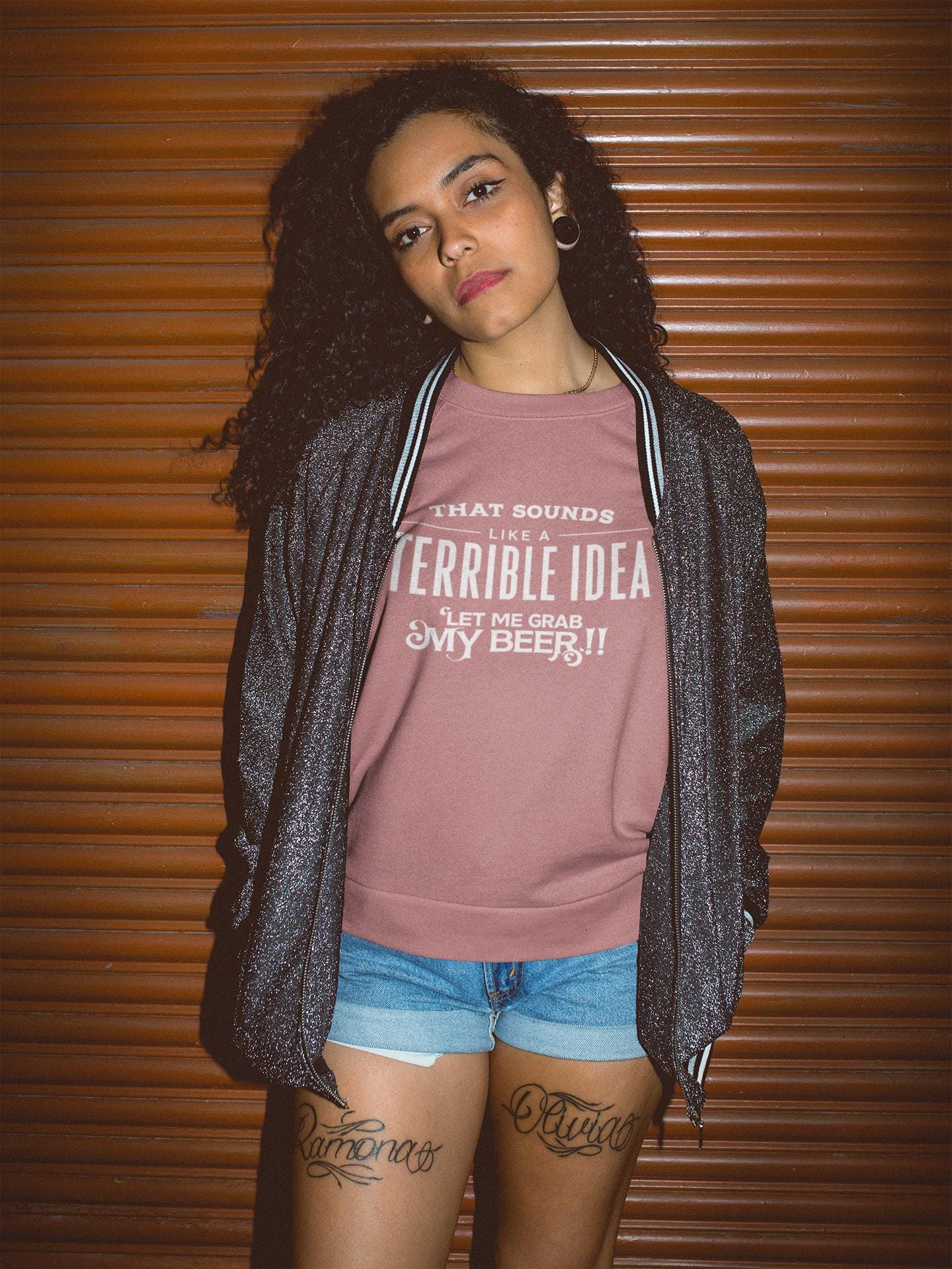 Quirky Quote Print - That Sounds Like a Terrible Idea T-Shirt