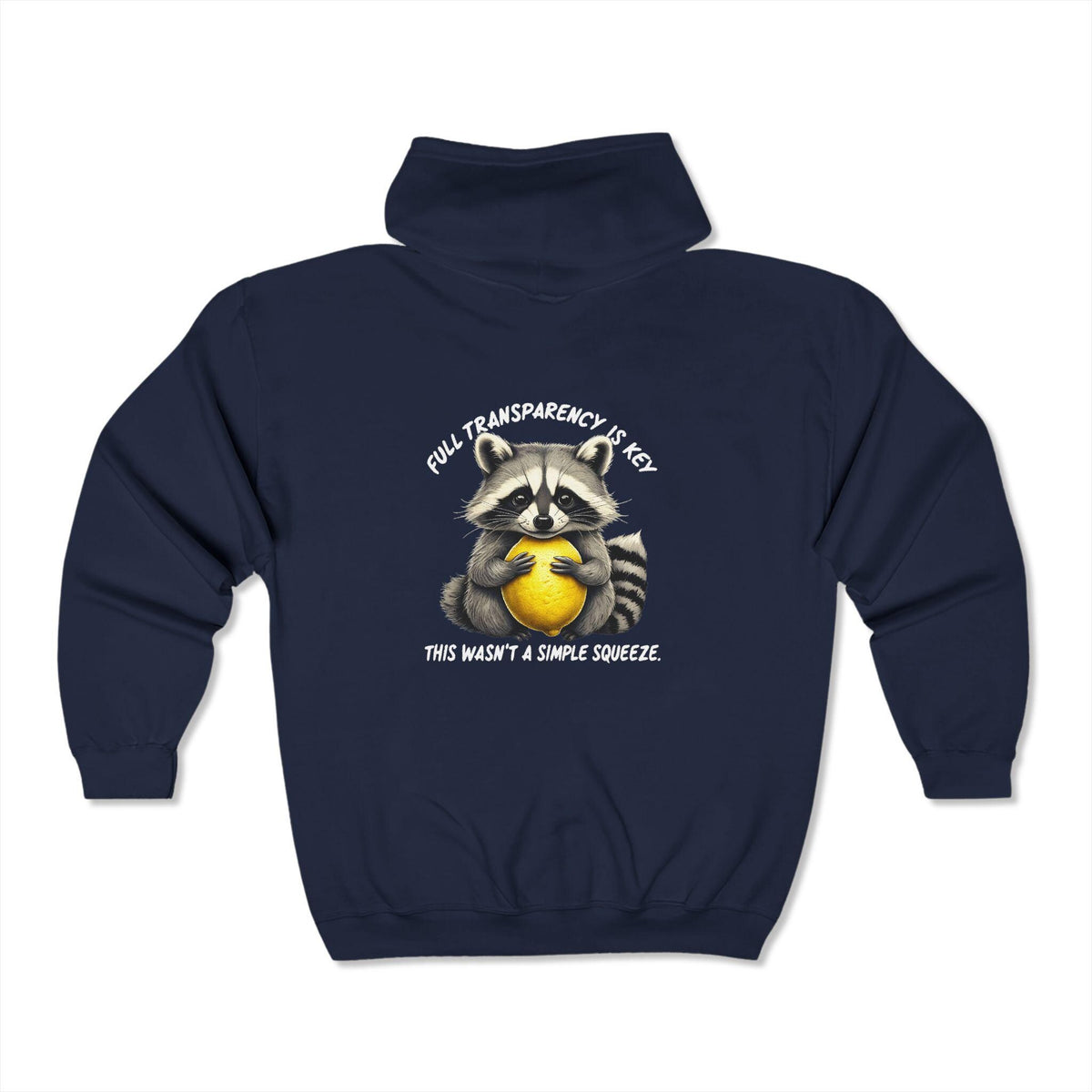 Cute But Feral Sweatshirt - Sarcastic Snark Racoon Hoodie - Adult Humor Gift for Friends