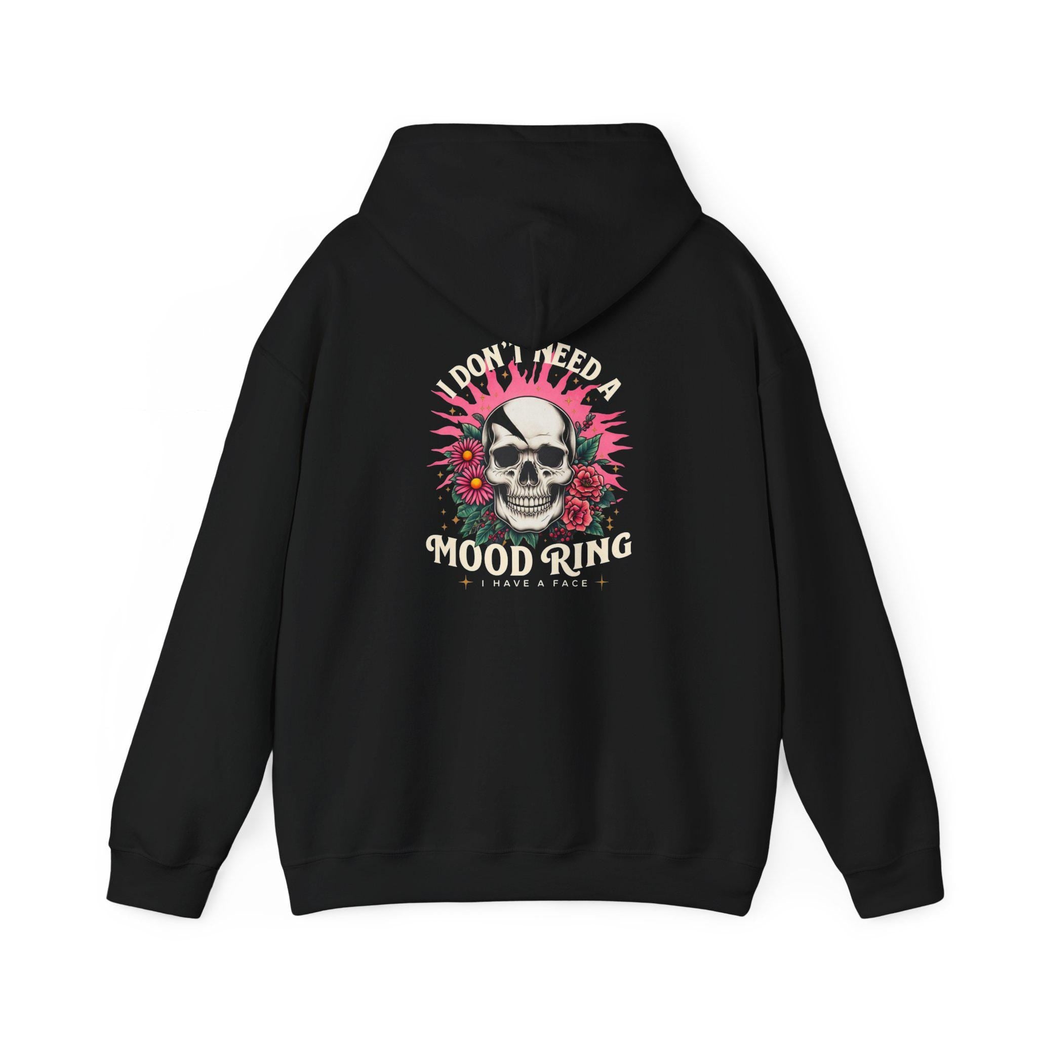 Unique Skull Mood Ring Face Sweater - Cozy Pullover for Emotion Lovers