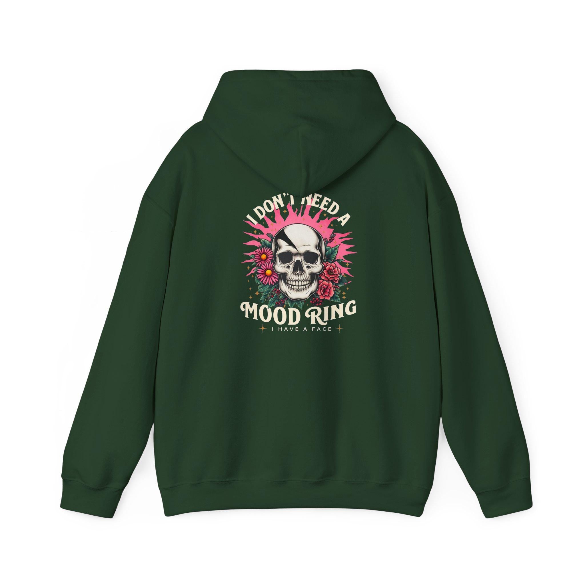 Unique Skull Mood Ring Face Sweater - Cozy Pullover for Emotion Lovers