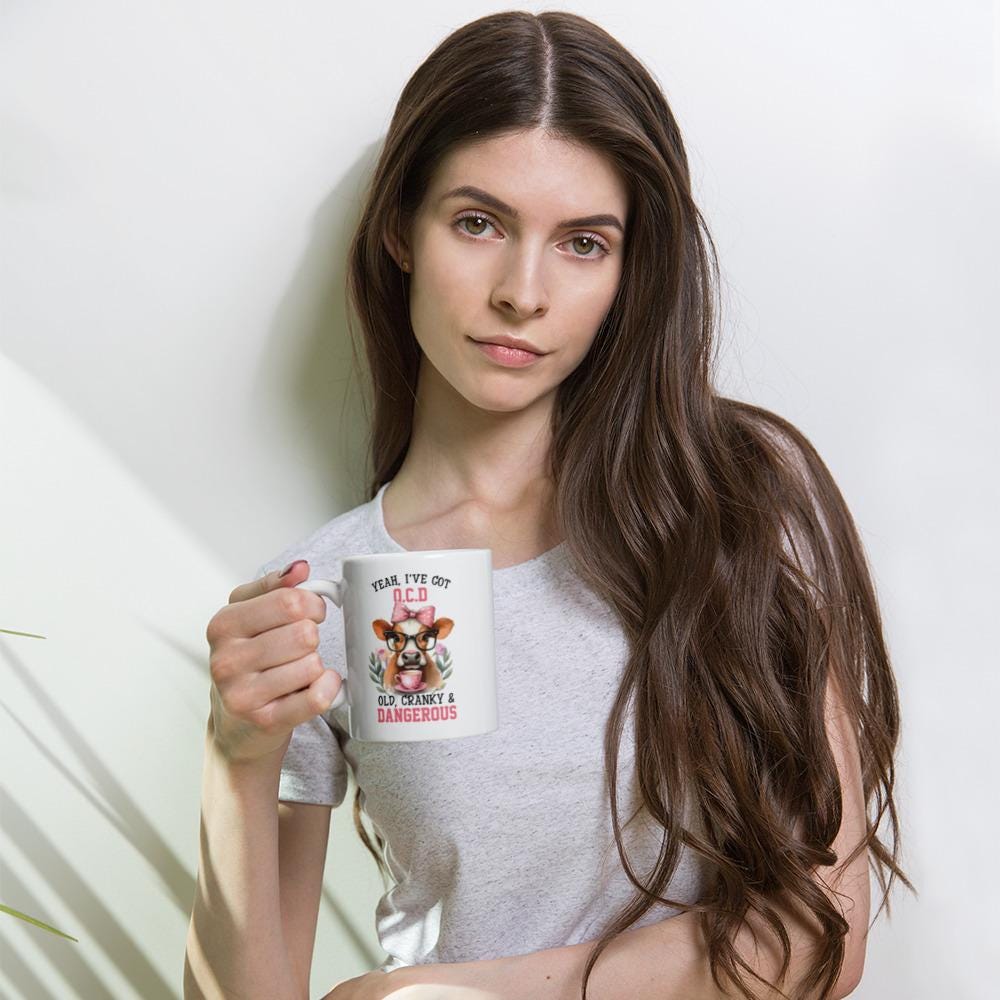Cranky and Dangerous Mug - Humorous Gift for Coffee Addicts - Perfect for Home & Living