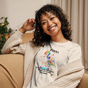 Cute Rainbow Unicorn Design | Funny & Playful Decor - Women's Relaxed T-Shirt