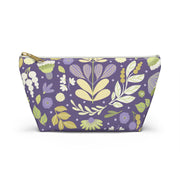 Embroidered Floral Makeup Bag: Travel Cosmetic Pouch