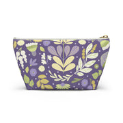Embroidered Floral Makeup Bag: Travel Cosmetic Pouch