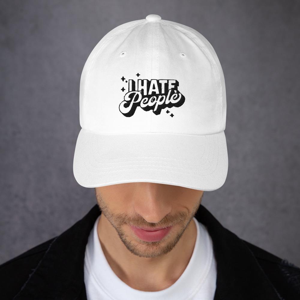 Sassy I Hate People Trucker Hat - Adjustable Fit - Ideal Present for Adults