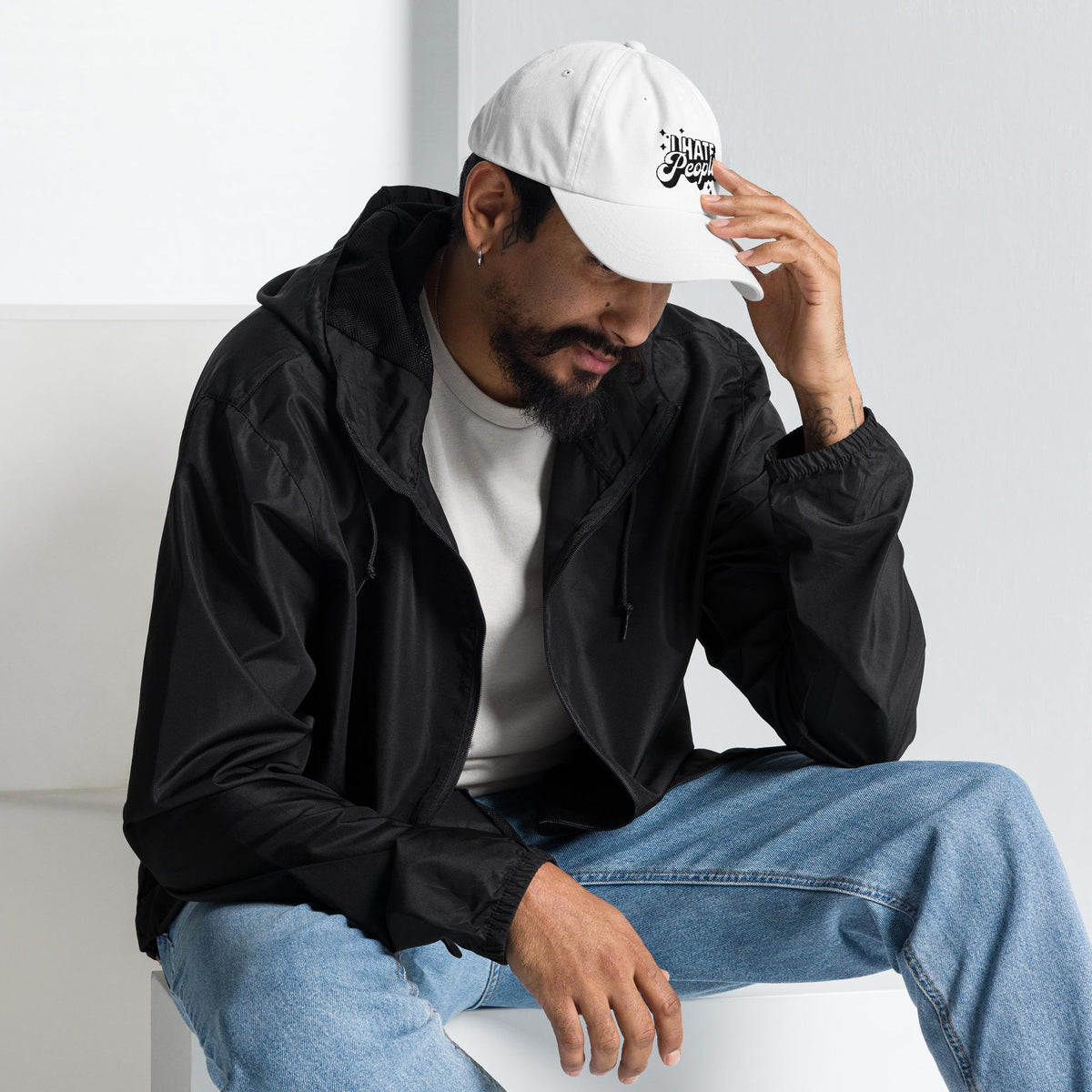 Sassy I Hate People Trucker Hat - Adjustable Fit - Ideal Present for Adults