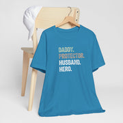 Husband Gift - Daddy Protector Hero - Funny Shirt for Men - Best Dad Gift for Father's Day