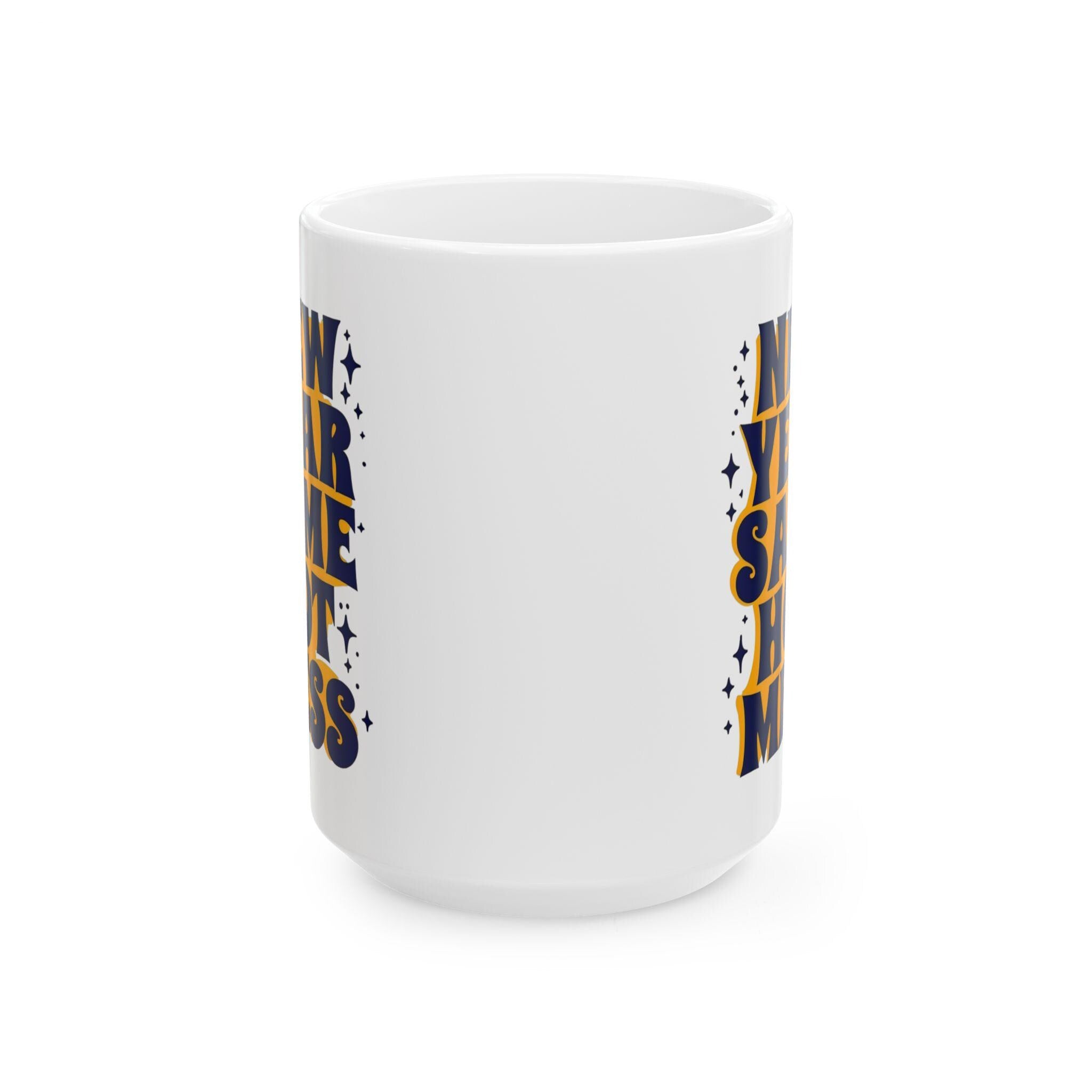 New Year Same Old Hot Mess Mug, 2025 Gift for Coffee Lovers