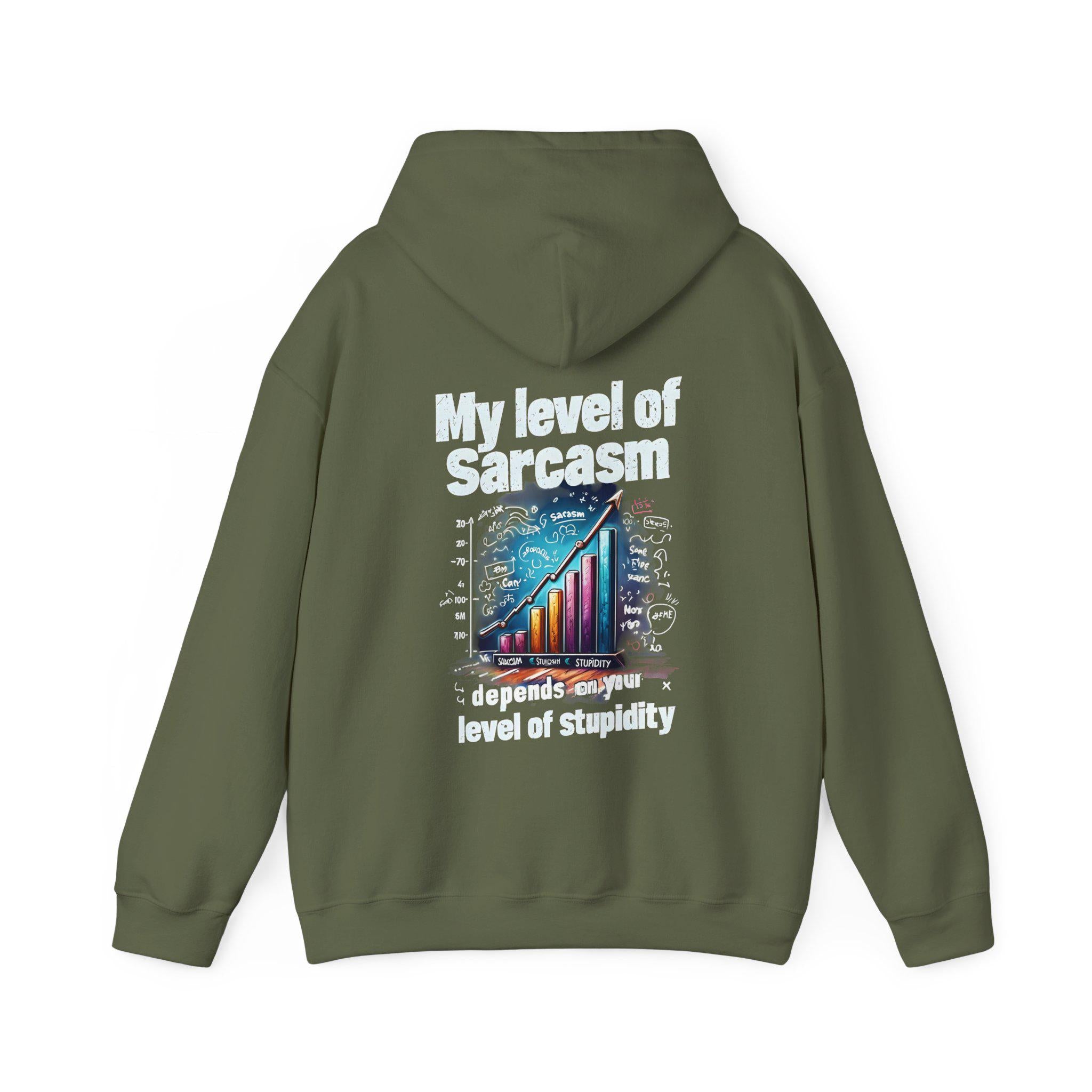 My Level of Sarcasm Depends on Your Level of Stupidity - Funny Sarcastic Shirt - Perfect Gift for Sarcasm Lovers