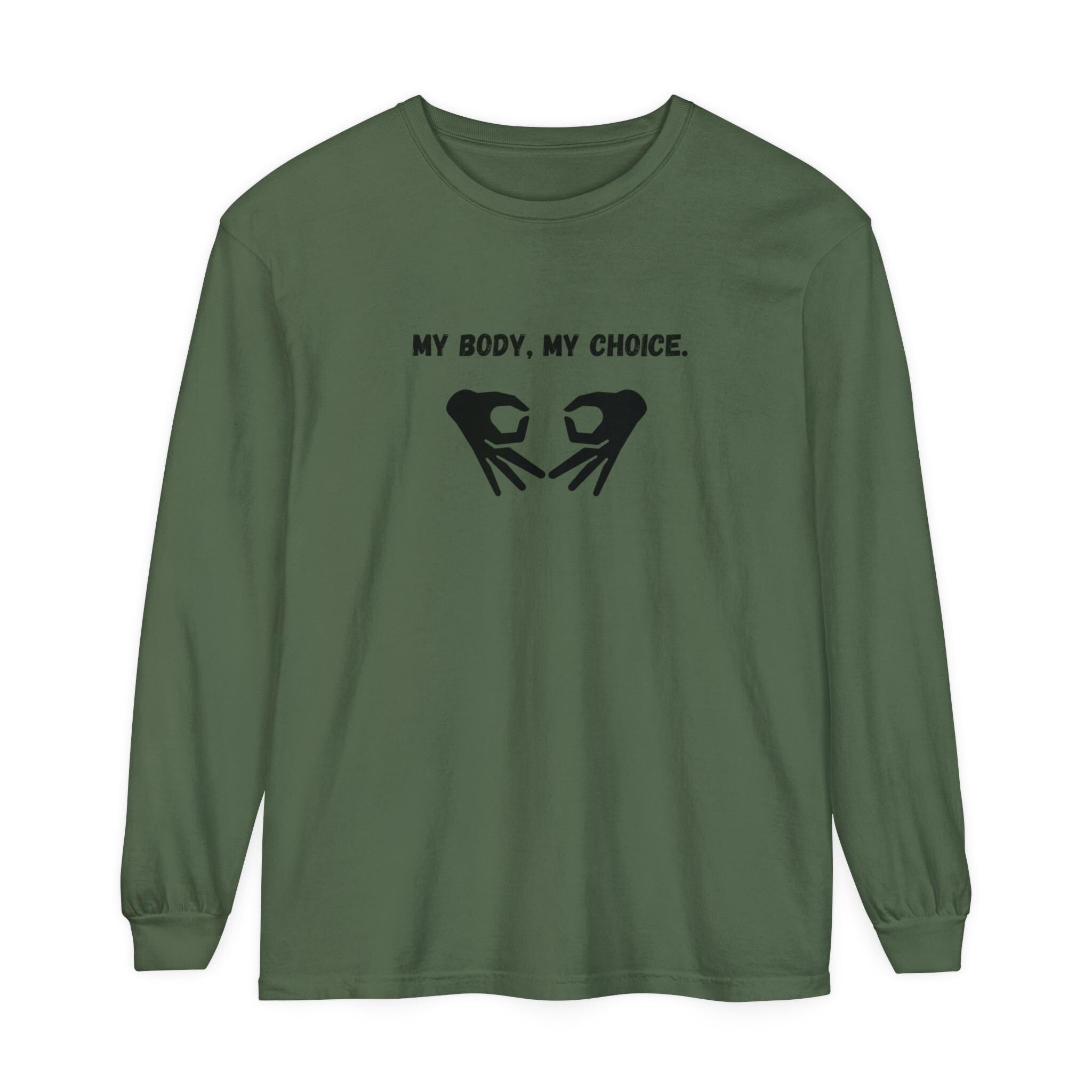 My Body My Choice Sweatshirt - Pro-Choice Feminist Apparel - Women's Rights Activism - Empowerment Clothing