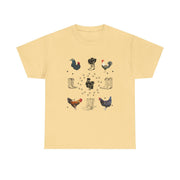 Farmhouse Chic Unisex Heavy Cotton Tee, Perfect for Chicken Lovers, Gift for Farmers, Vintage Style Tee, Casual Everyday Wear