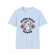 Ironic Alpha Male Unicorn T-Shirt - Funny Graphic Tee - Vintage Rainbow Design - Unisex Casual Wear