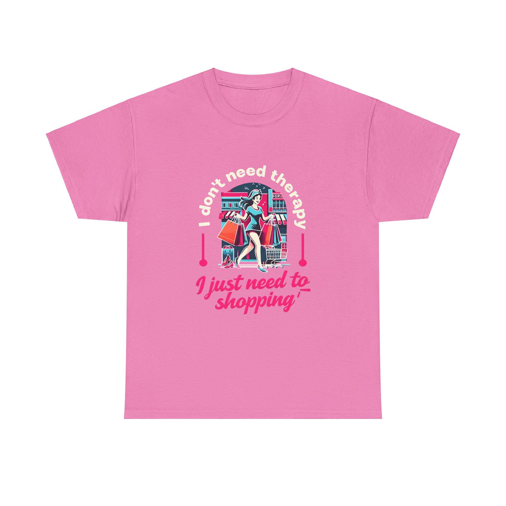 Shopping Enthusiast Tee,  Mental Health Shirt, Quirky Shopping Shirt, Perfect for Birthdays, Retail Therapy