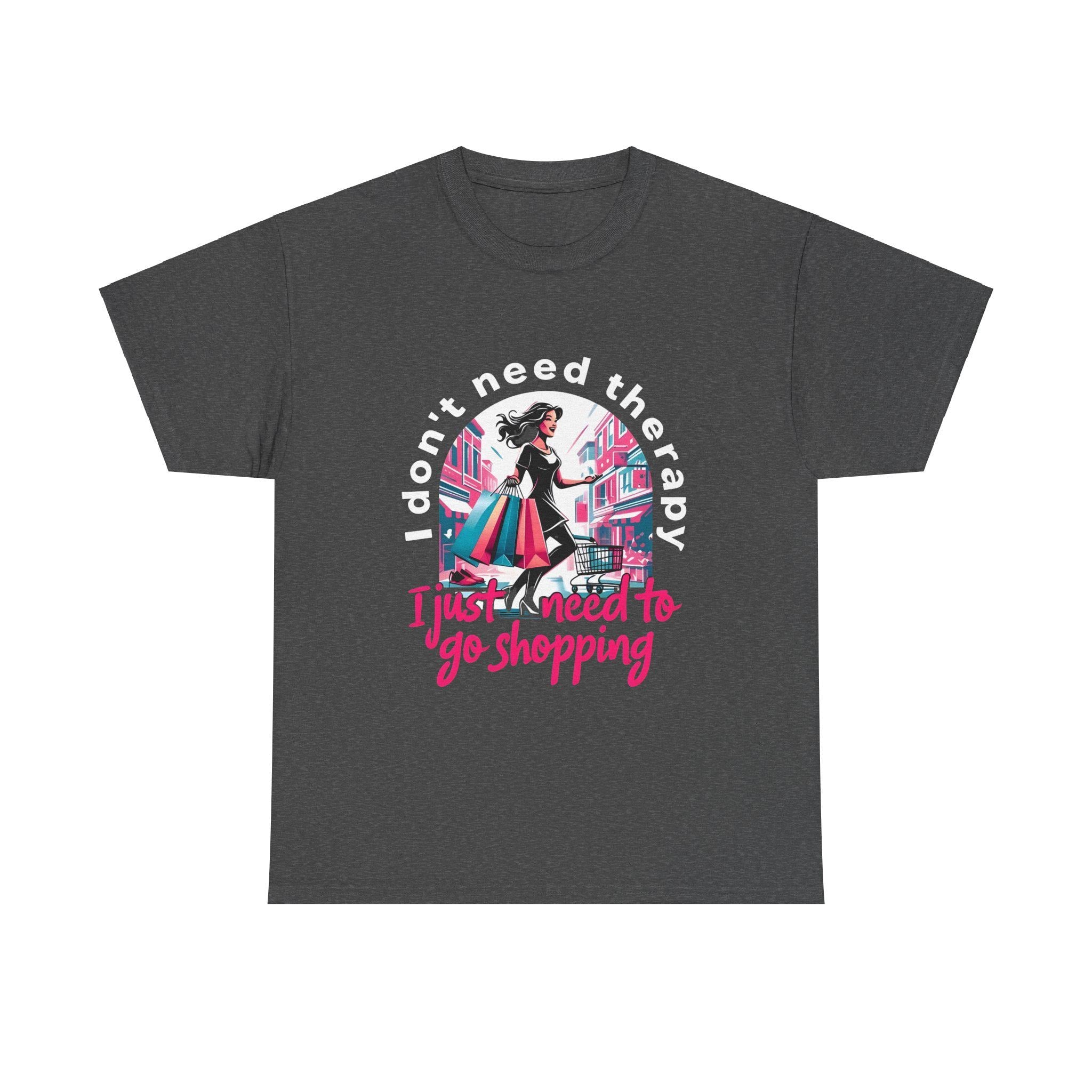 Shopping Enthusiast Tee,  Mental Health Shirt, Quirky Shopping Shirt, Perfect for Birthdays, Retail Therapy