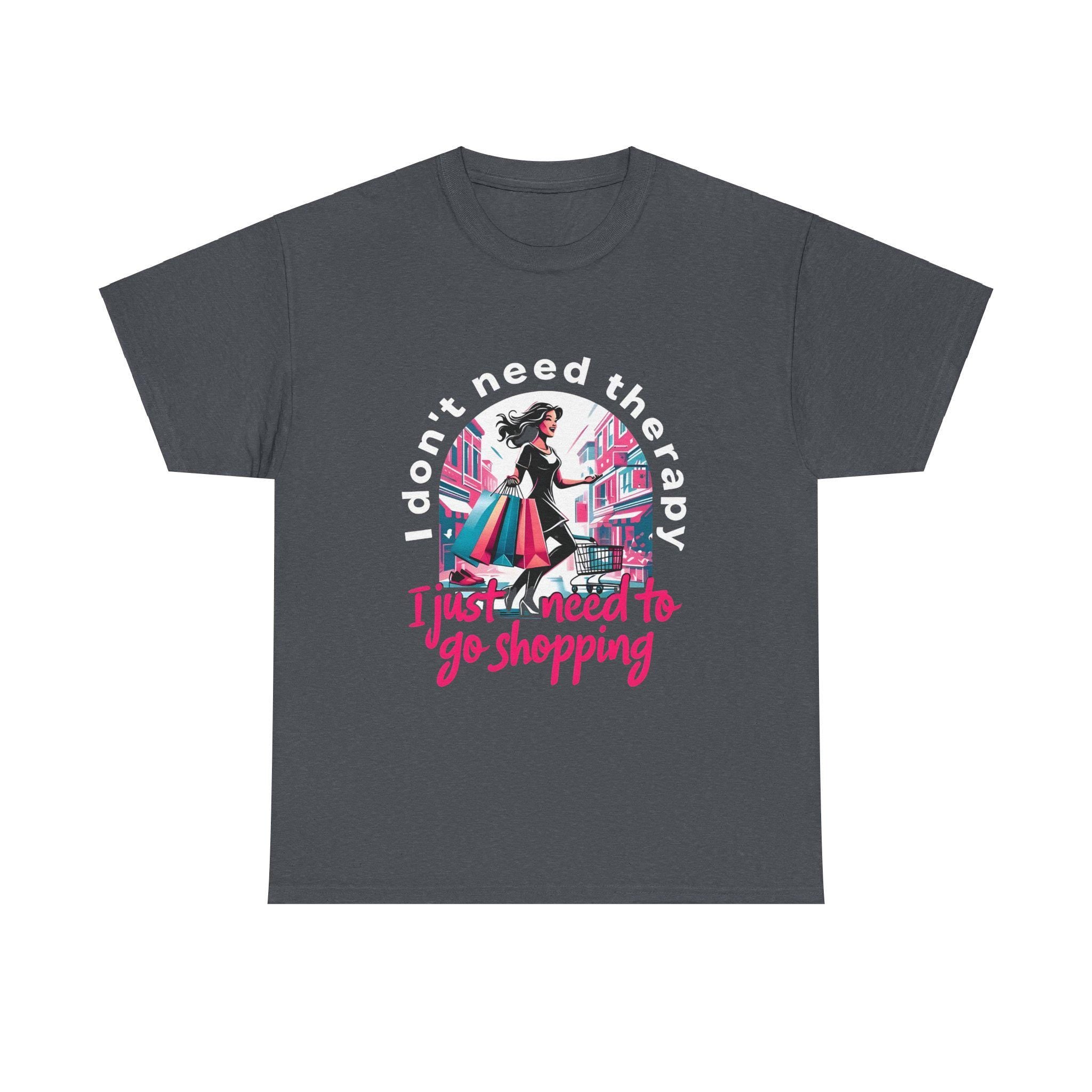 Shopping Enthusiast Tee,  Mental Health Shirt, Quirky Shopping Shirt, Perfect for Birthdays, Retail Therapy