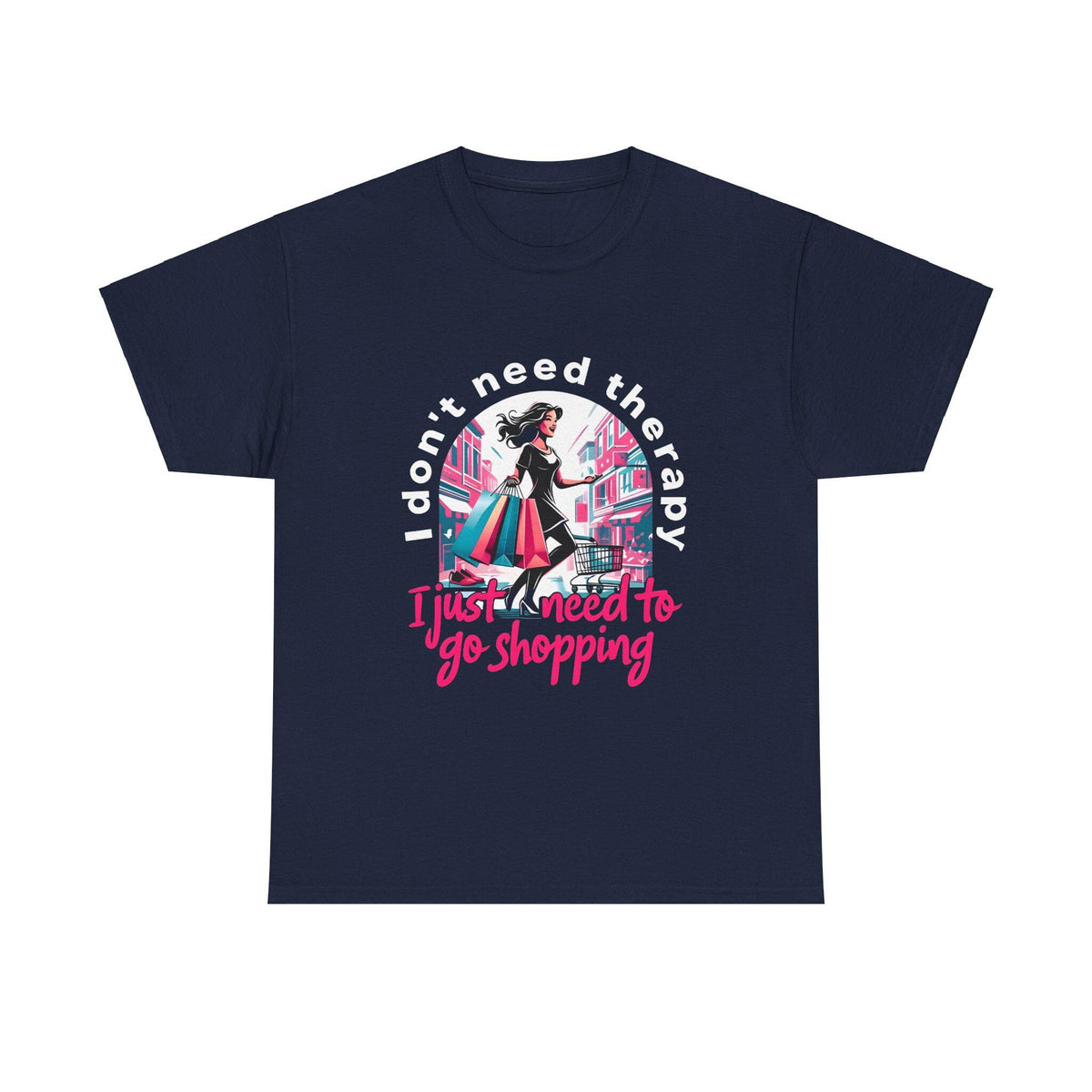 Shopping Enthusiast Tee,  Mental Health Shirt, Quirky Shopping Shirt, Perfect for Birthdays, Retail Therapy